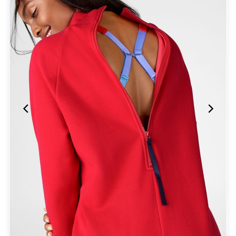 Red Fabletics Sweatshirt